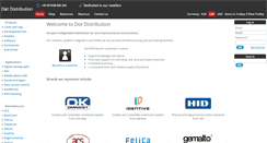Desktop Screenshot of dotdistribution.com